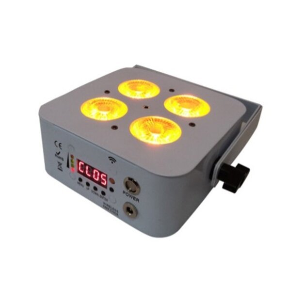 PROLIGHTING Led Par 4x18w RGBWAUV Wireless Battery Prožektorius su Galingu Akumuliatoriumi