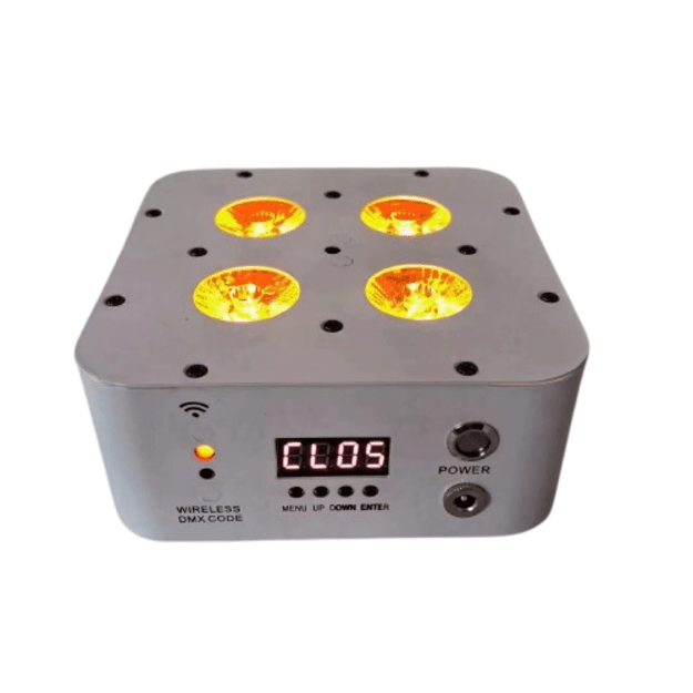PROLIGHTING Led Par 4x18w RGBWAUV Wireless Battery Prožektorius su Galingu Akumuliatoriumi