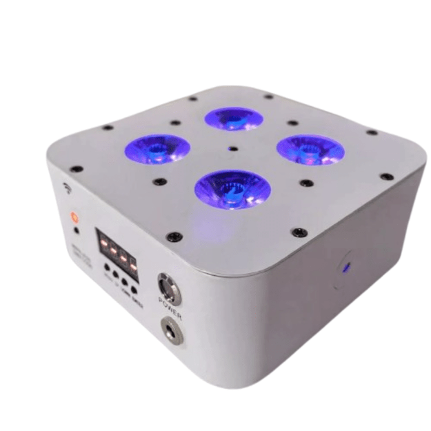 PROLIGHTING Led Par 4x18w RGBWAUV Wireless Battery Prožektorius su Galingu Akumuliatoriumi