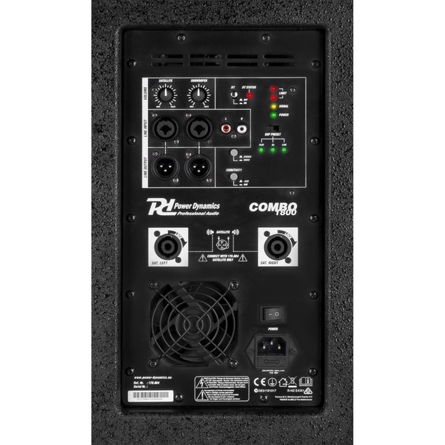 PD Combo 1800 18" subas su kolonėlėmis + 2x10