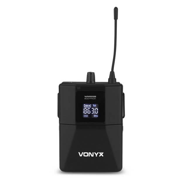 Belaidis mikrofonas WM55B Headset UHF