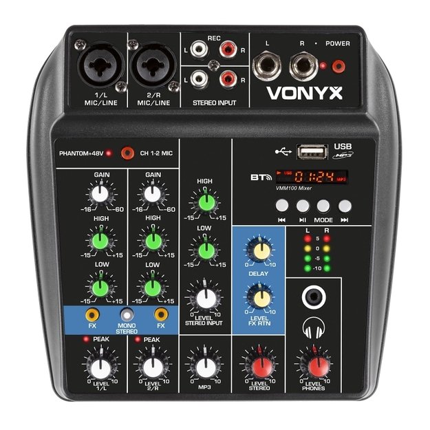Vonyx VMM100 mikšerinis pultas su Bluetooth