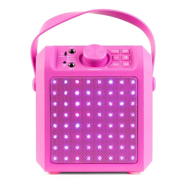 Fenton KAR50P karaoke kolonėlė su LED šviesos efektu, rožinė 5