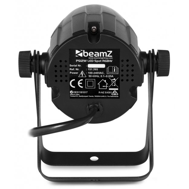 BeamZ PS12W LED Spot 12W RGBW IR taškinis prožektorius 3