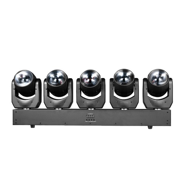 5x60W RGBW LED Judančių galvų Set combo