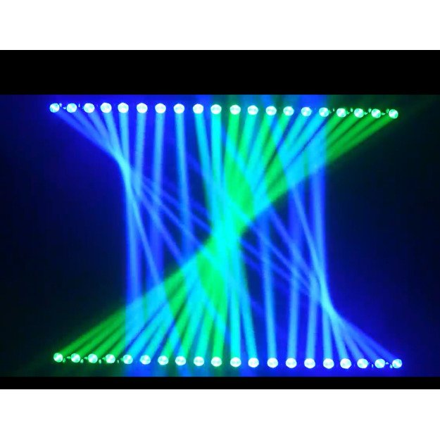 5x60W RGBW LED Judančių galvų Set combo 3