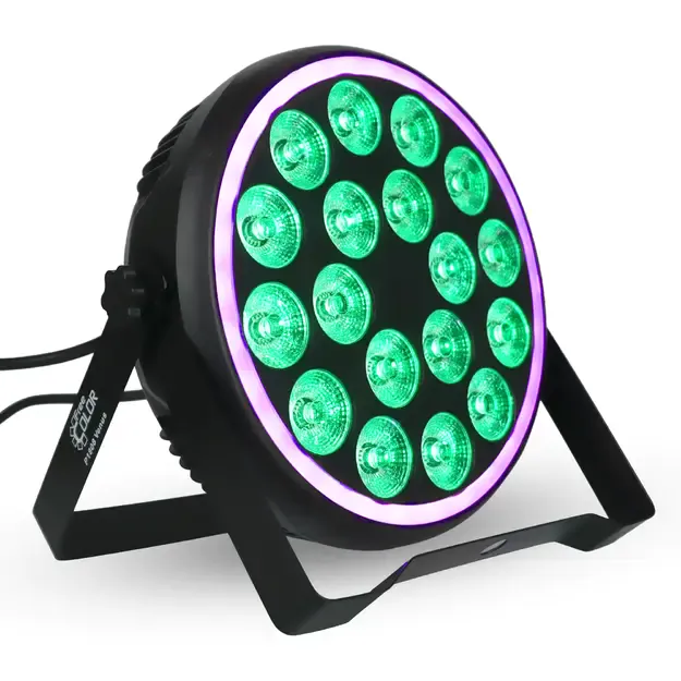 18x8W RGBW LED Par Light with Auxiliary Light Prožektorius