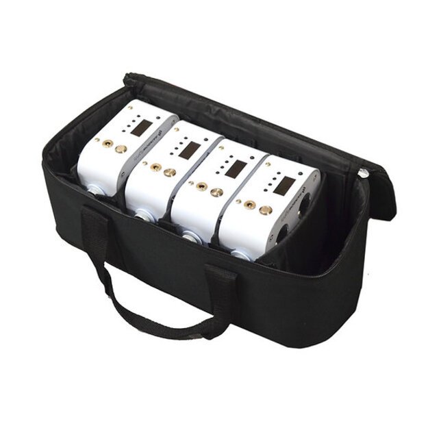 4x Led Par 4x18w Battery Transportavimo Krepšys  1