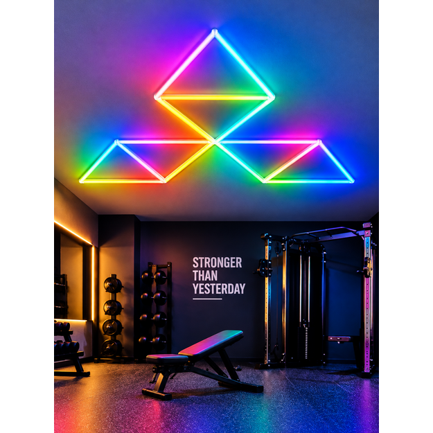 LUMHEXO R6 modulinis LED šviestuvas, 135 W, RGB, 1440 × 1250 mm