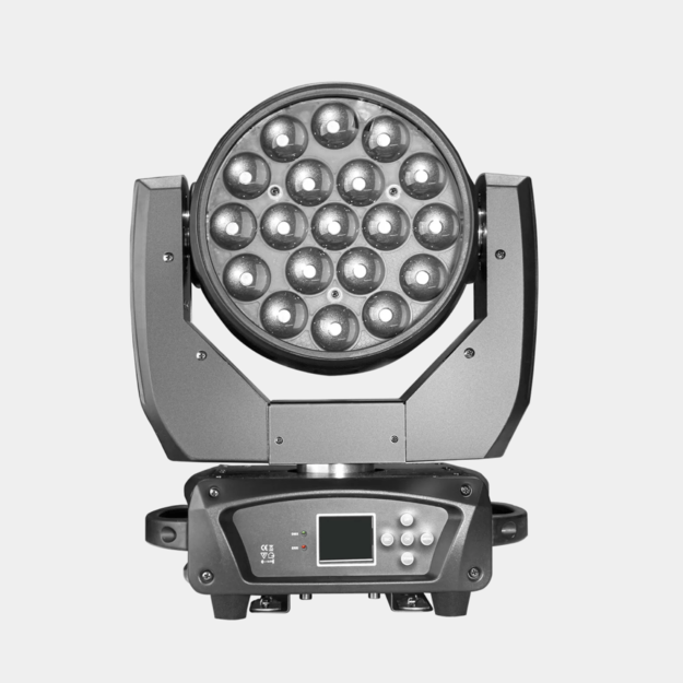 19x15w RGBW 4in1 LED Zoom Judanti galva
