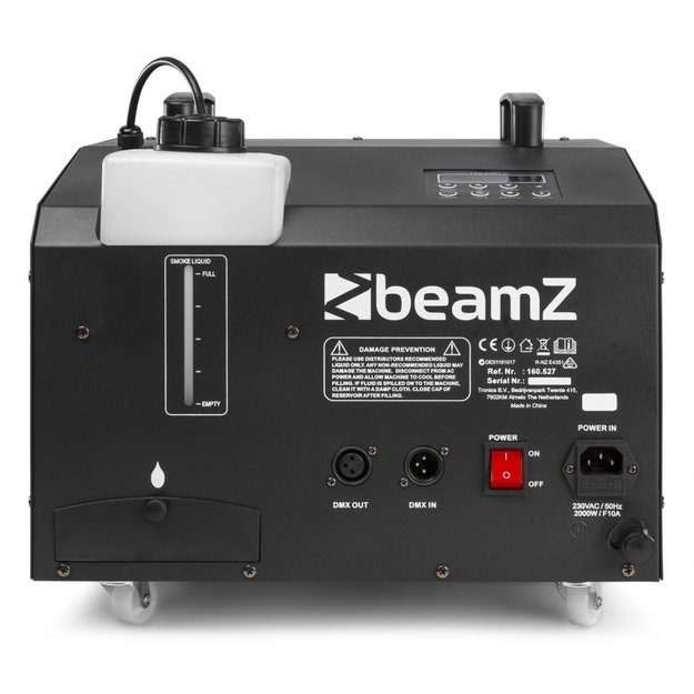 BeamZ SB2000LED burbulų ir dūmų mašina su RGB LED apšvietimu