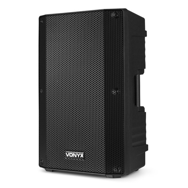 Vonyx VSA500-BP nešiojama kolonėlė 12" su dviem belaidžiais mikrofonais