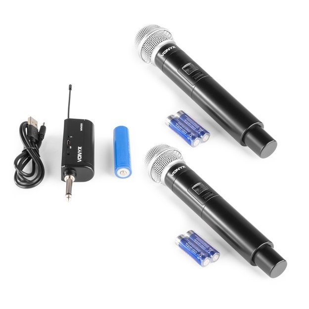 Belaidžiai mikrofonai VONYX WM552 UHF