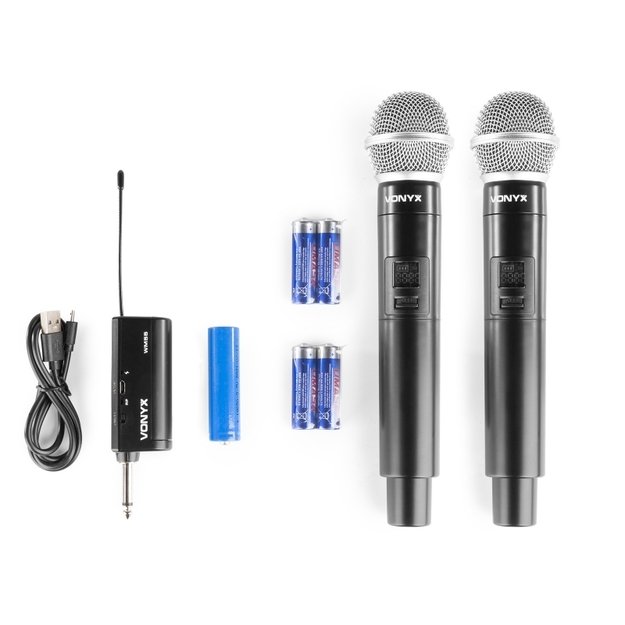 Belaidžiai mikrofonai VONYX WM552 UHF