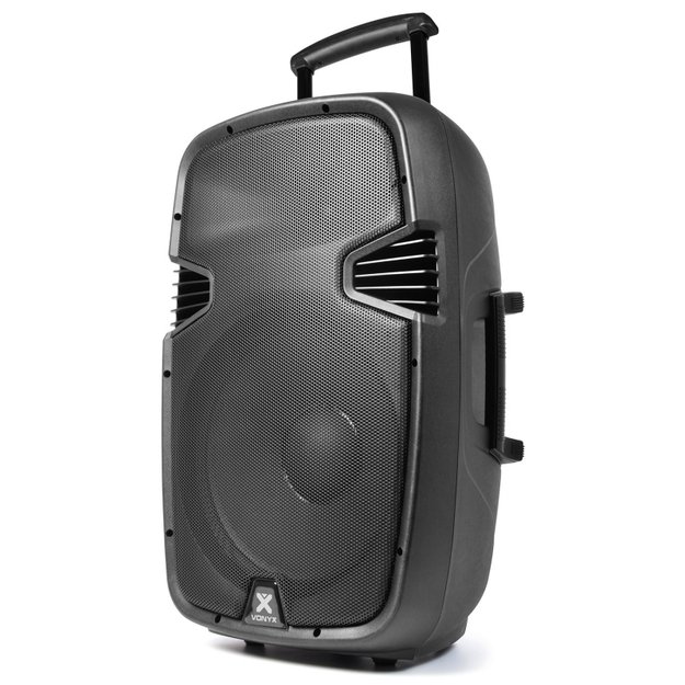 VONYX SPJ-PA915 nešiojama kolonėlė su 2 belaidžiais mikrofonais 8