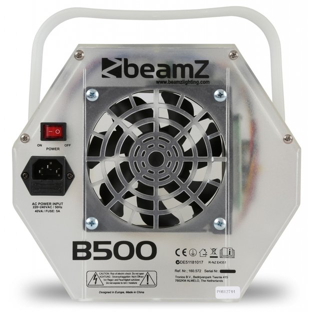 BeamZ B500LED burbulų mašina su LED apšvietimu 1