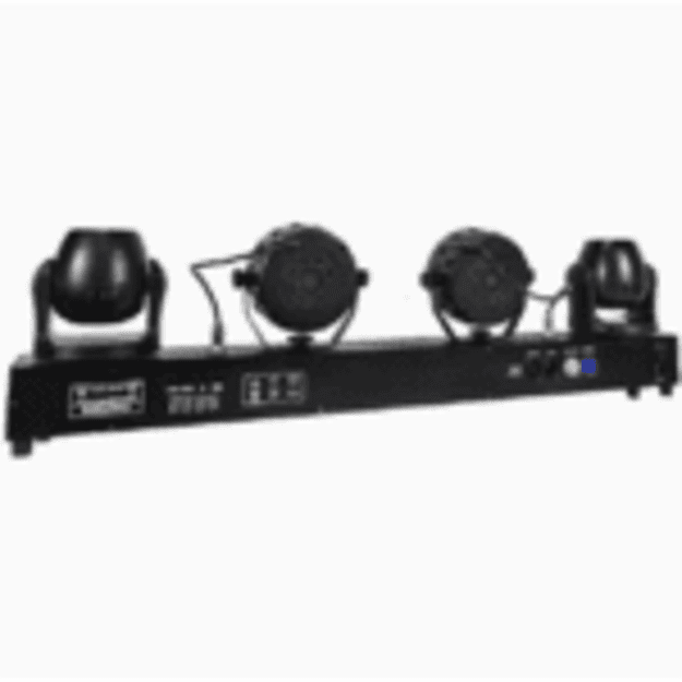 R04 Combo šviesos efektų rinkinys + Shotworx 900W dūmų mašina su dūmų skysčiu