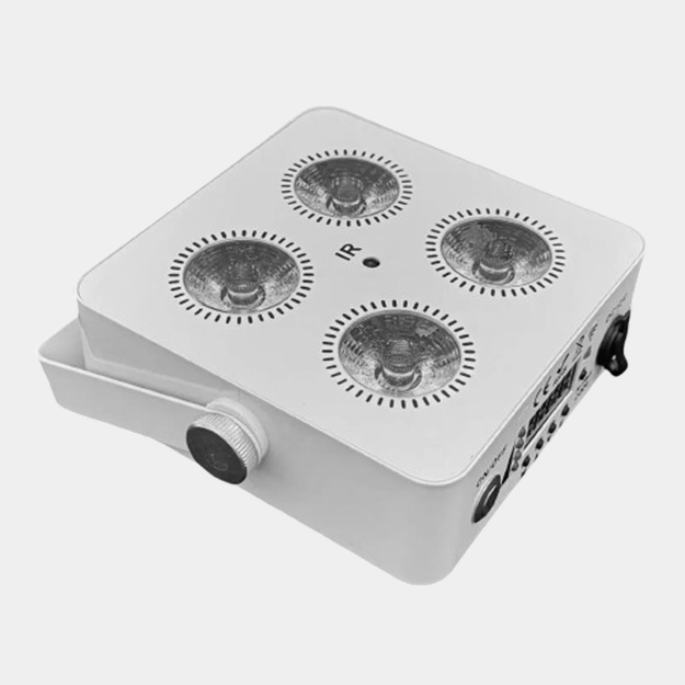 8x PROLIGHTING Led Par 4x18w RGBWAUV Wireless Battery Prožektorius su su Galingu Akumuliatoriumi, transportavimo dėže 8in1  1