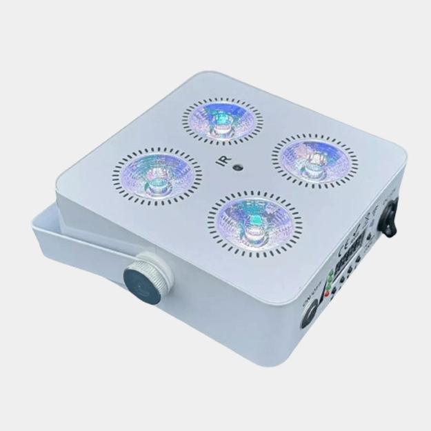 8x PROLIGHTING Led Par 4x18w RGBWAUV Wireless Battery Prožektorius su su Galingu Akumuliatoriumi, transportavimo dėže 8in1  3