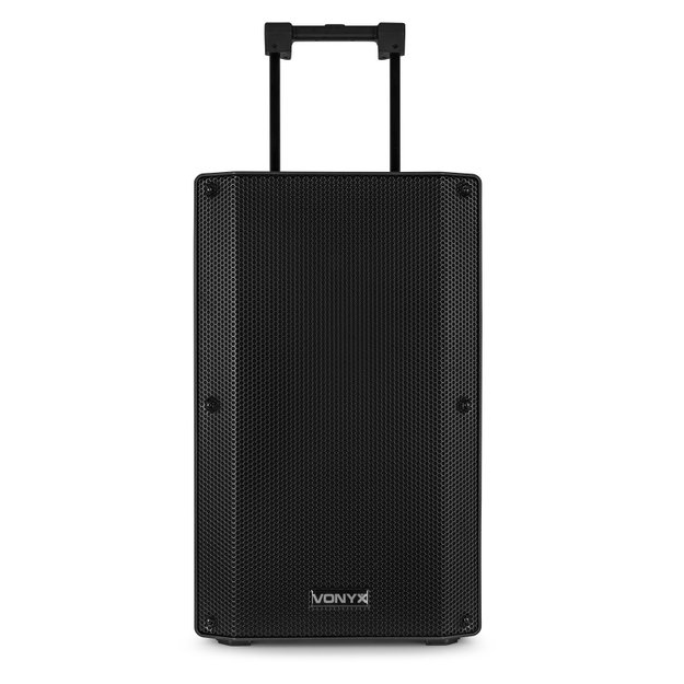 Vonyx VSA700-BP nešiojama kolonėlė 15" su dviem belaidžiais mikrofonais