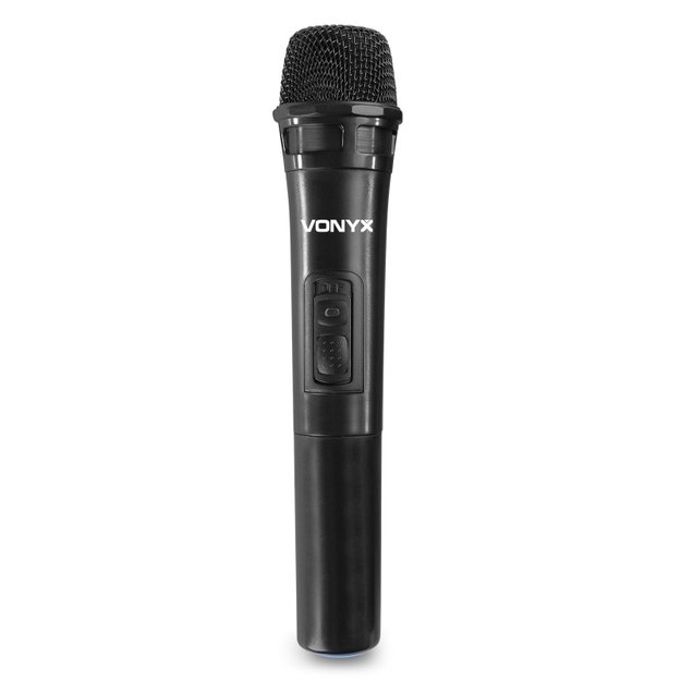 Vonyx VSA700-BP nešiojama kolonėlė 15" su dviem belaidžiais mikrofonais
