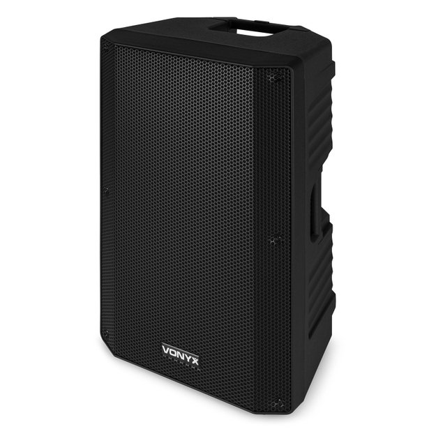 Vonyx VSA700-BP nešiojama kolonėlė 15" su dviem belaidžiais mikrofonais