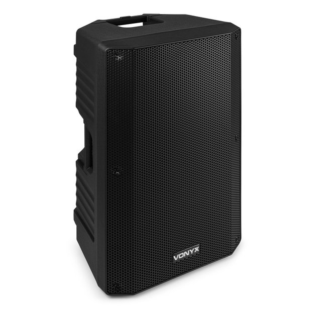 Vonyx VSA700-BP nešiojama kolonėlė 15" su dviem belaidžiais mikrofonais