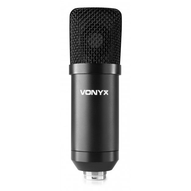 Vonyx CM300B studijinis mikrofonas USB juodas 2