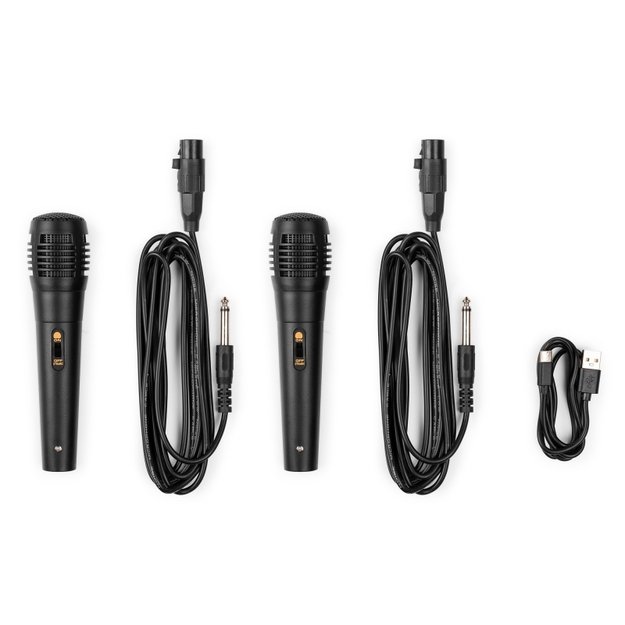 Fenton KAR55P karaoke kolonėlė su LED šviesos efektu, rožinė 11