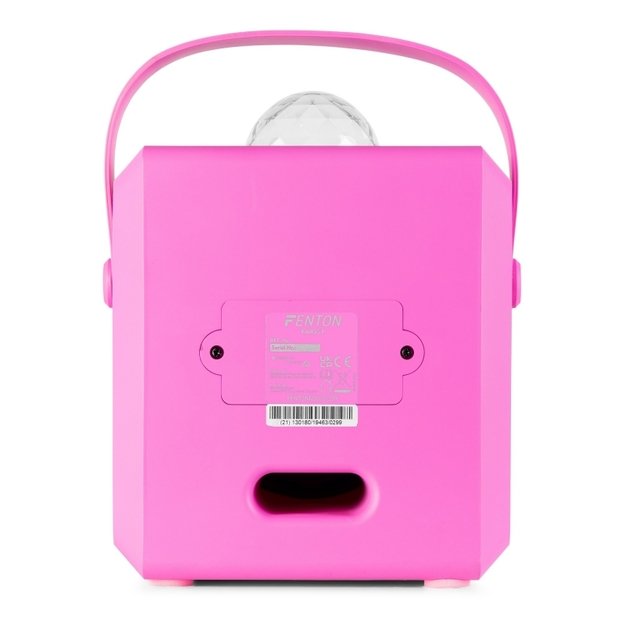 Fenton KAR55P karaoke kolonėlė su LED šviesos efektu, rožinė 7
