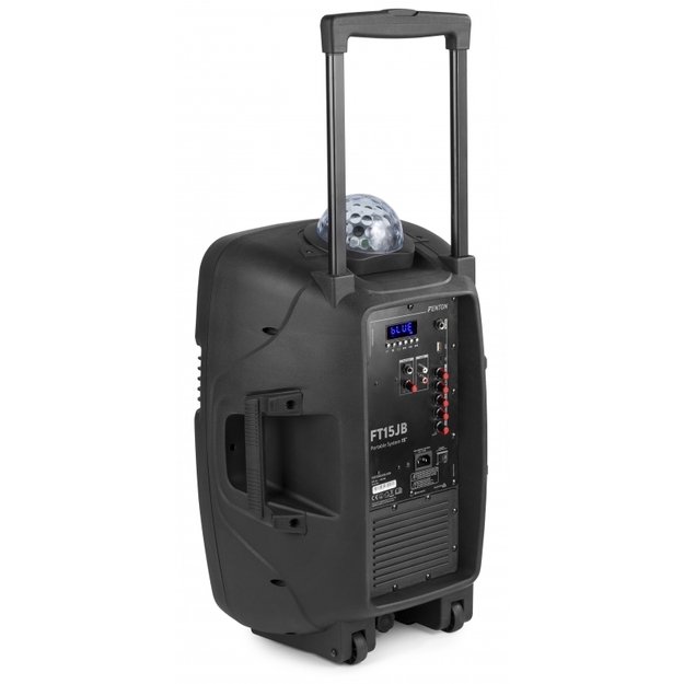 Fenton FT15JB nešiojama kolonėlė 800W su belaidžiu mikrofonu ir šviesos efektu 4