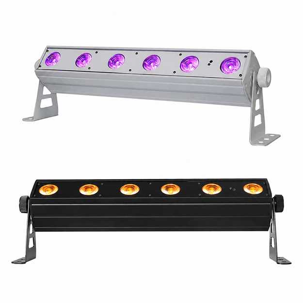 6x18W RGBWAUV Wifi Led Bar Su Akumuliatoriumi