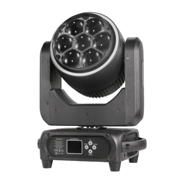 2x 7x40W RGBW Bee Eye Wash With Auxiliary Light Judanti galva su Transportavimo Dėže 2in1 3