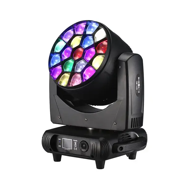 19x40W LED Zoom Wash Bee Eye Judanti galva 2