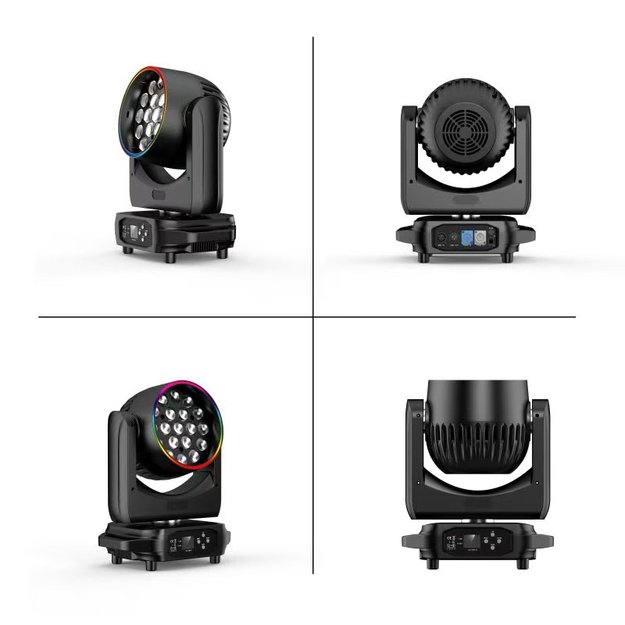 19x15W RGBW 4in1 Zoom Wash Judanti galva  4