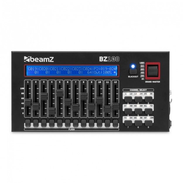BeamZ BZ108 DMX valdiklis 108 kanalų