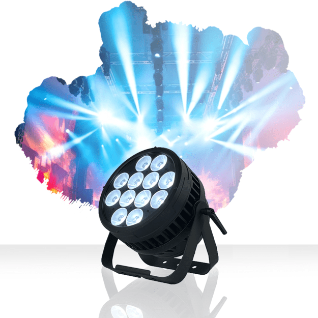 12x40w RGBACL LED Par IP65 Prožektorius