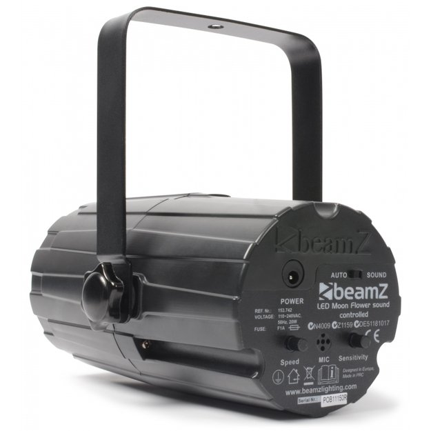 BeamZ Moon Flower 60x RGBAW LEDs šviesos efektas 3