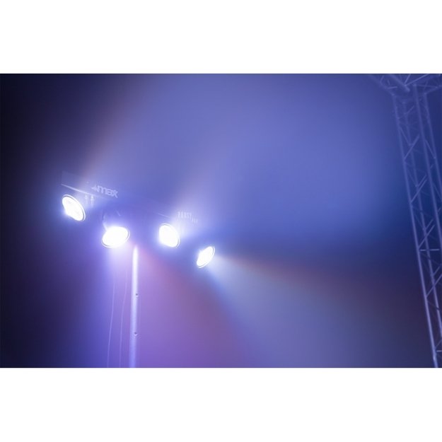 Max PartyBar11 šviesos efektų rinkinys su stovu 4 x COB Par 20W 8