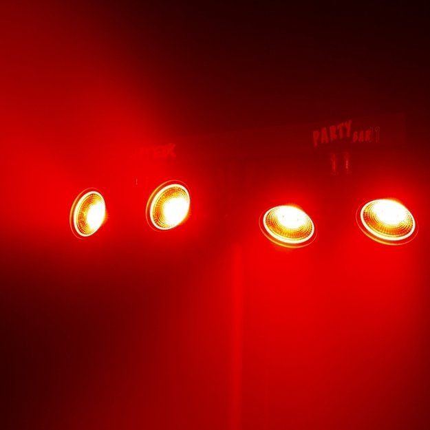 Max PartyBar11 šviesos efektų rinkinys su stovu 4 x COB Par 20W 9