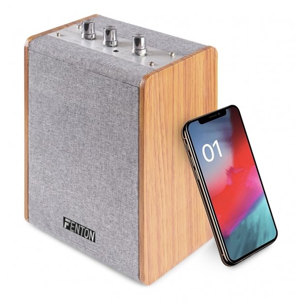 Fenton VBS40 Vintažinė medinė nešiojama kolonėlė 4" 1