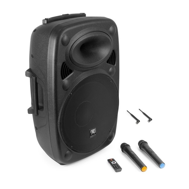 Vonyx Verve38 nešiojama garso kolonėlė 12”, juoda 8