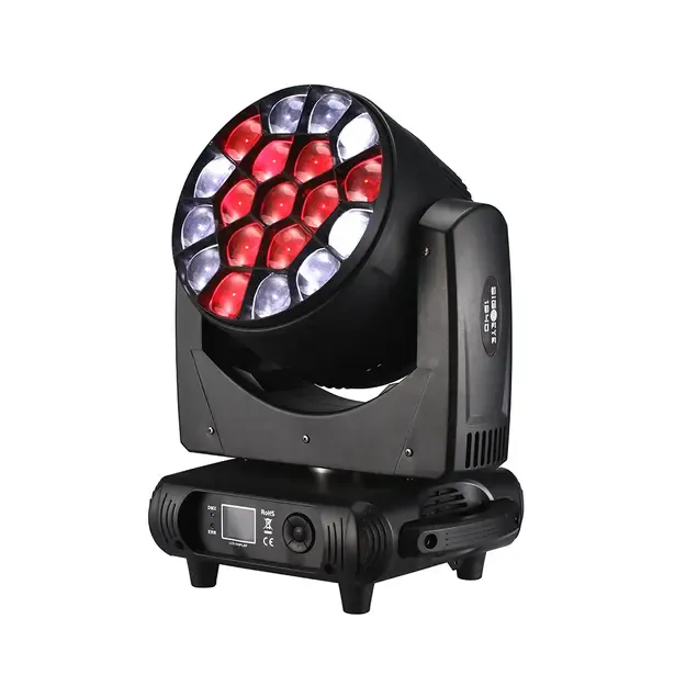 2x 19x40W LED Zoom Wash Bee Eye Judanti galva su Transportavimo Dėže 2in1 6
