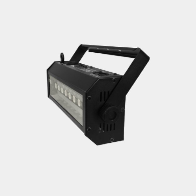 LED stroboskopas ir 10W Lazeris