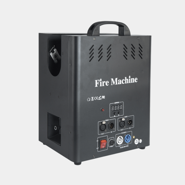 Shotworx R3-1 Triple Head Fire Machine From Outside