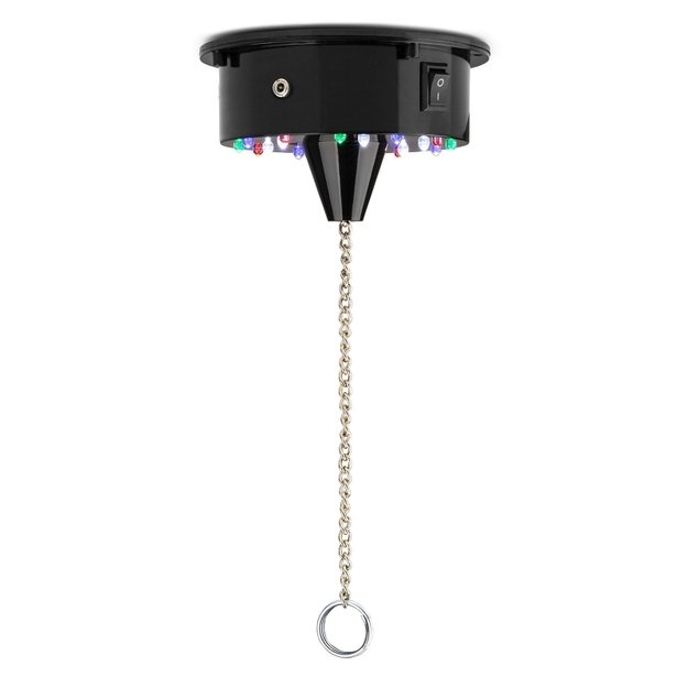 MB30ML 30cm veidrodinis disko gaublys su varikliu ir LED apšvietimu 2