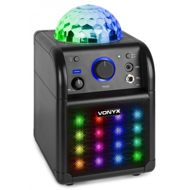 Fenton SBS50B-PLUS nešiojama kolonėlė su led apšvietimu 2