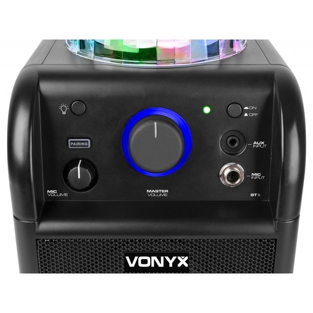 Fenton SBS50B-PLUS nešiojama kolonėlė su led apšvietimu 6