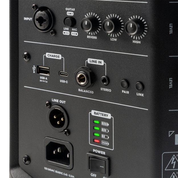 Vonyx PRO X1A nešiojama kolonėlė 17