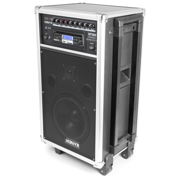 VONYX ST100 MK2 nešiojama kolonėlė 8" BT/CD/MP3/UHF 5